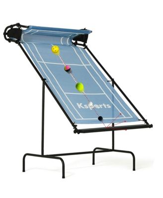 Racket Sports Indoor Outdoor Tennis Rebounder Net with Carry Bag, Blue