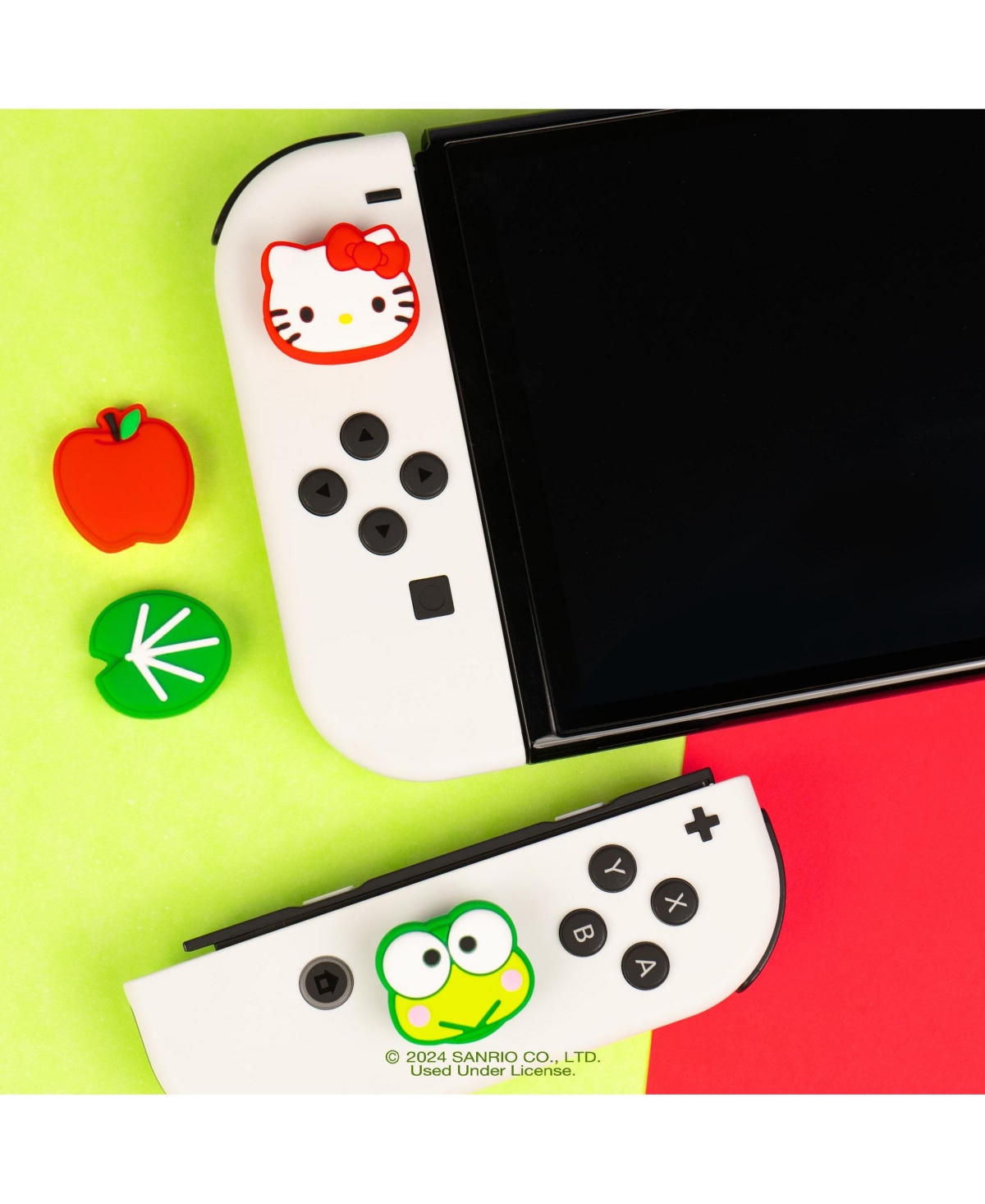 Hamee Hello Kitty and Friends Thumb Grips Compatible with Nintendo Switch Oled/Switch Lite, Character Joystick Grip Cover Caps