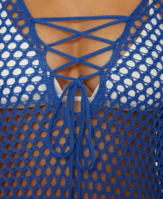 Women's Treasure Island Crochet Knit Swimsuit Cover-Up