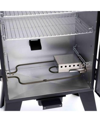 1500 Watt Electric Vertical Smoker with 531 Sq In Cooking Area, Black