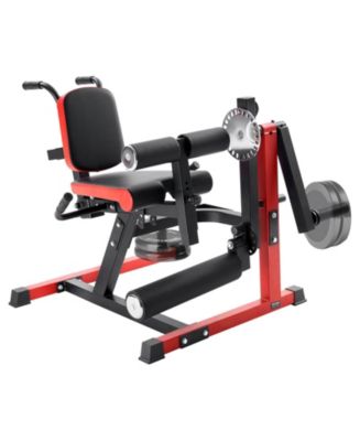 Mecale Leg Extension and Curl Machine, Adjustable Lower Body Strength ...