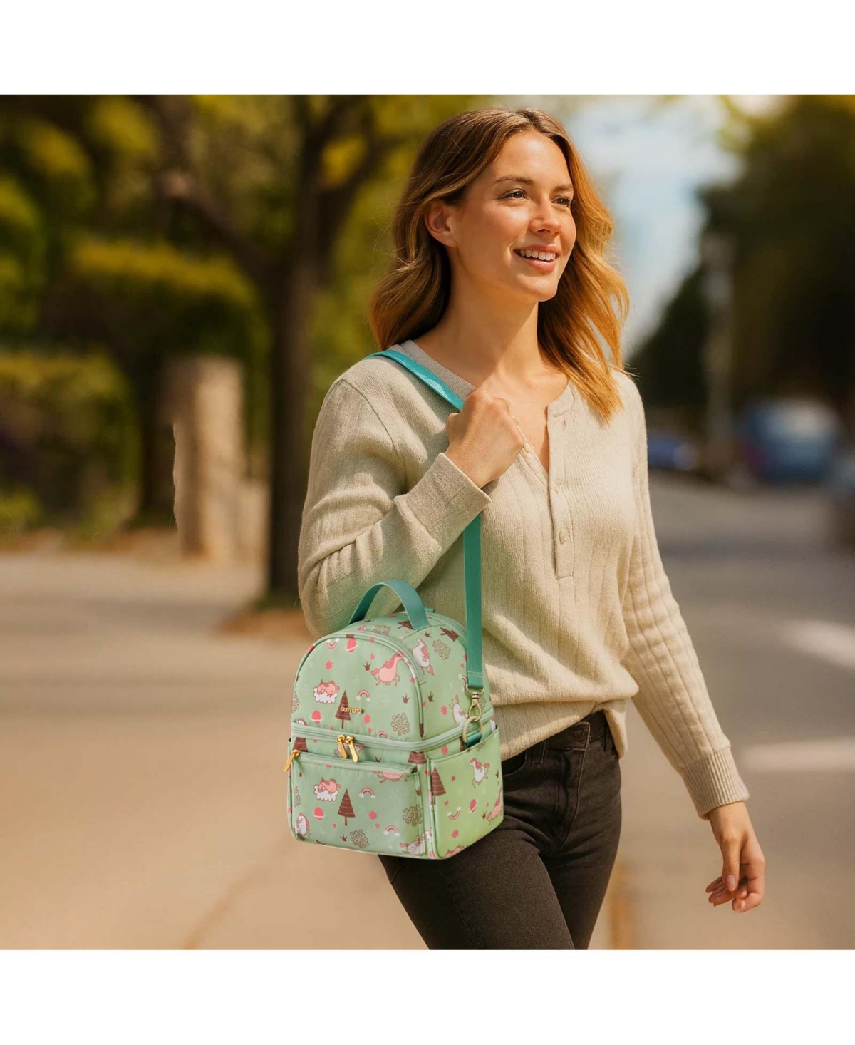Sunveno Breastmilk Cooler Bag with Detachable Insulation Box Set