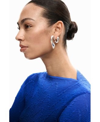 Women's Gradient texture blouse