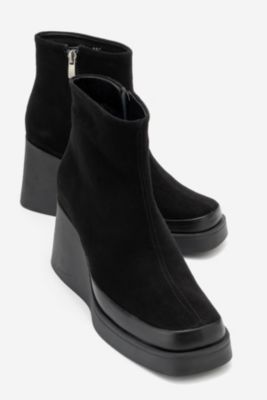 Women's Livia Leather Wedge Boot