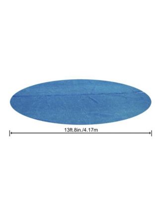 Flowclear 14 Feet Round Above Ground Pool Solar Pool Cover Only, Blue