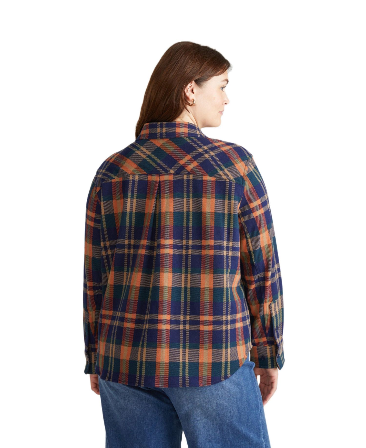 Plus Size Maine Stretch Flannel Shirt