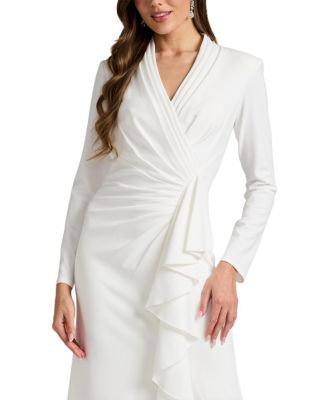 Women's Markum Long-Sleeve Flounce Gown