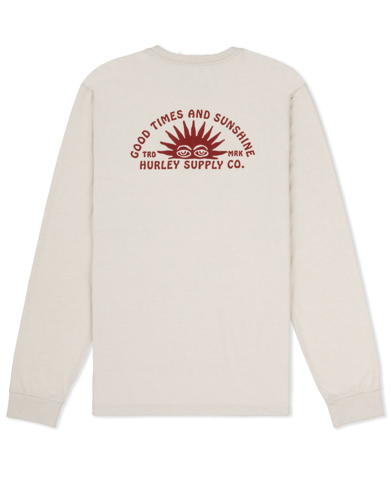 Men's Sunshine Slub Crewneck Long-Sleeve T-Shirt