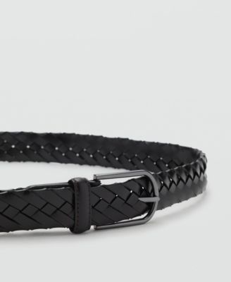 Men's Braided Leather Belt