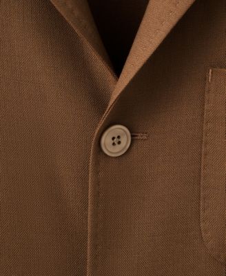 Men's Italian Virgin Wool Flannel Suit Jacket