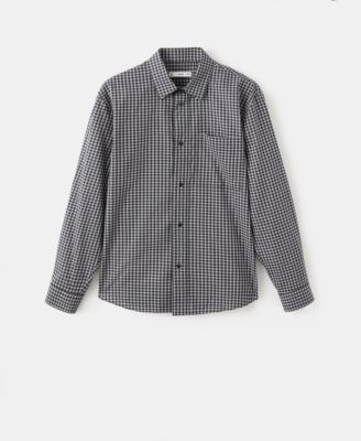Men's Cotton Relaxed-Fit Check Shirt