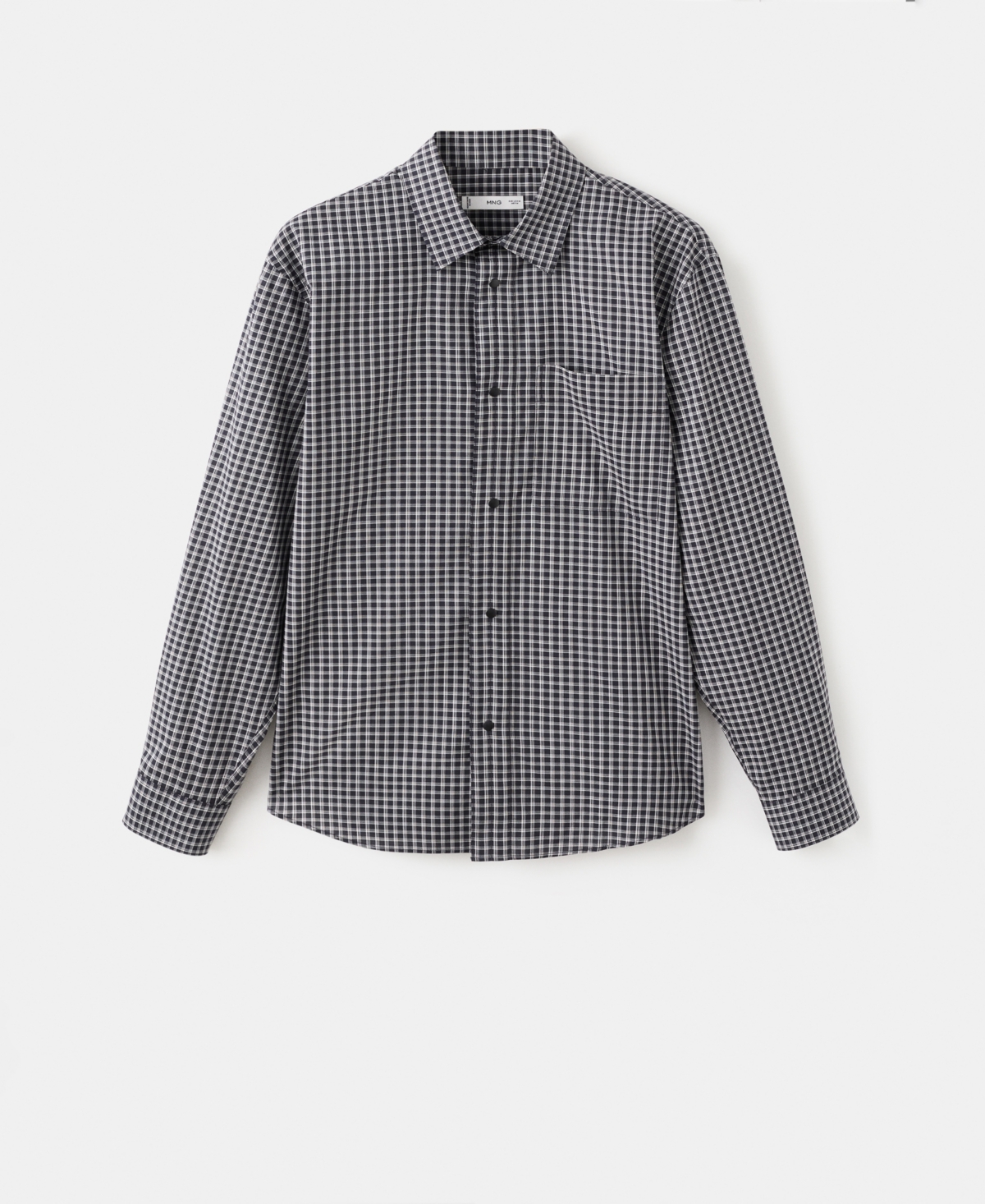Mango Men's Cotton Relaxed-Fit Check Shirt