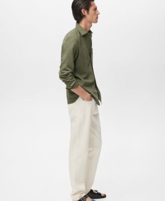 Men's Pocket Linen Shirt