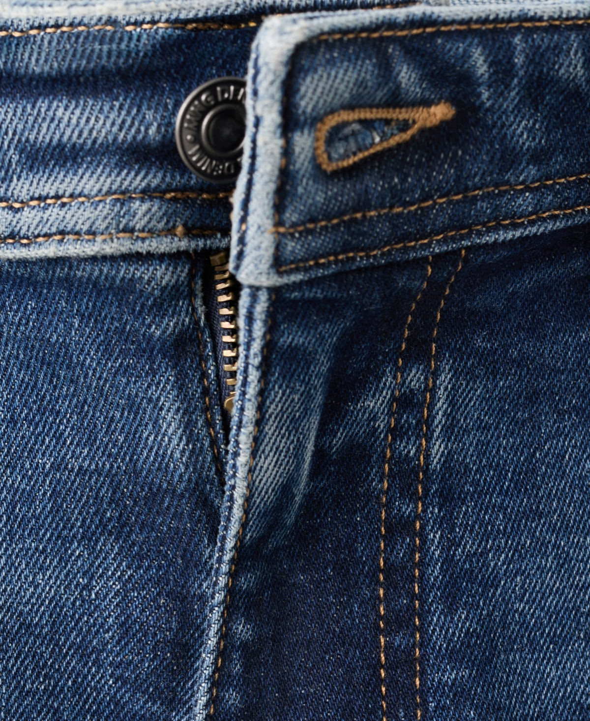 Mango Men's Jan Slim-Fit Faded Dark-Wash Jeans