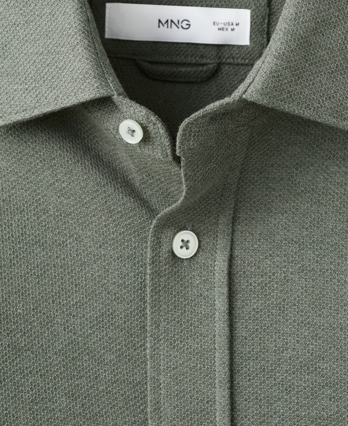 Mango Men's Cotton Slim-Fit Shirt