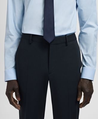 Men's Stretch Fabric Super Slim-Fit Suit Pants