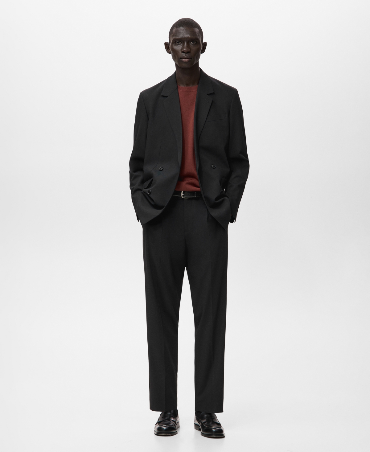 Mango Men's Boston Regular-Fit Suit Pants