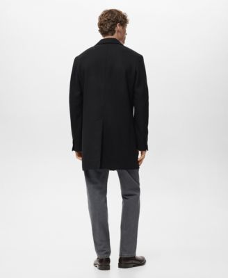 Men's Lightweight Wool Coat