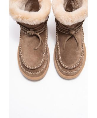 Forever & Always Women's Shoes Jorel Leather Fur Lined Ankle Boot.