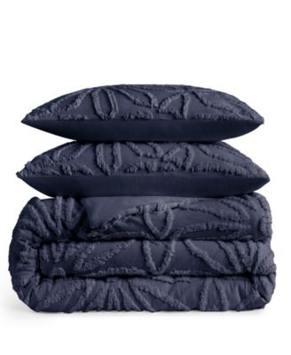 Chenille Medallion 3-Pc. Duvet Cover Set, King