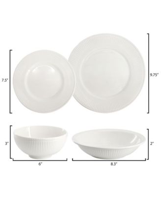 Kate 16 Pc. Dinnerware Set, Service For 4