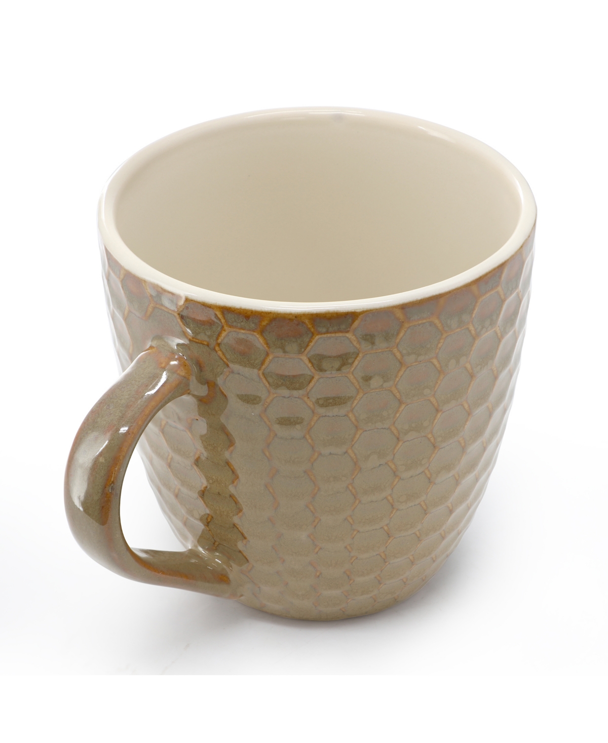 Elama Honeycomb Mugs, Set of 6, Service For 6