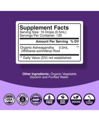 Ashwagandha Liquid, 2oz