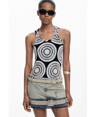 Women's Double-waist mini skirt