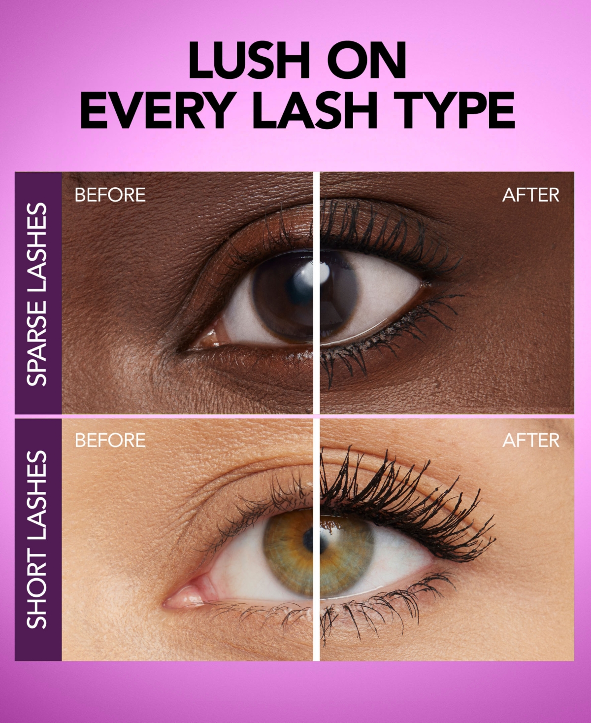 Buxom Cosmetics Lash Waterproof Volumizing Mascara, 0.37 oz.