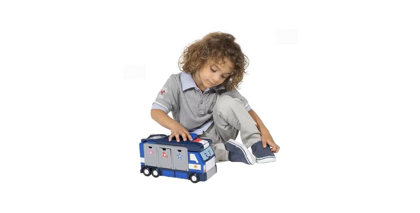 Детский игровой набор Robocar Poli 3-in-1 Transforming Vehicle Launcher Playset — фото 2