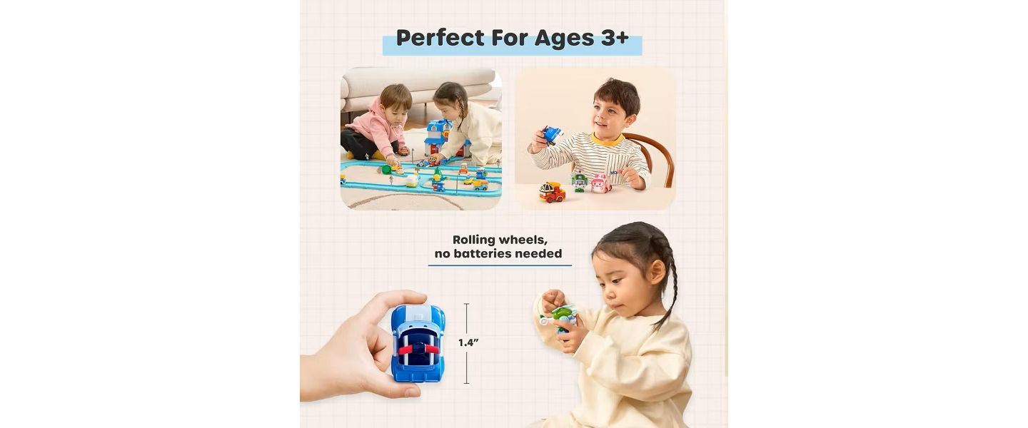 Детские игрушки Robocar Poli Sandville Die-Cast Rescue Vehicle 3-Piece Set — фото 9