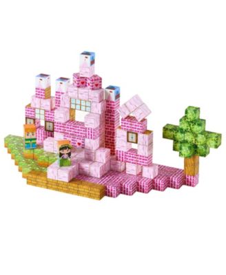 Magnetic Blocks 100-Piece Princess Castle Magnetic Cube Building