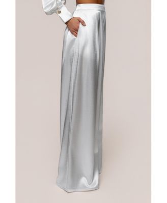 Women's Satin Bliss Pleated Pant