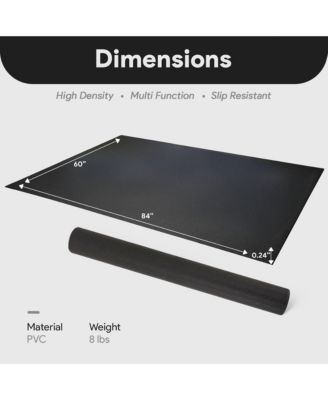 5' x 7' High Density Gym Equipment Mat for Floor Protection