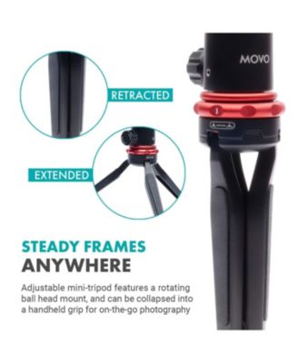 iVlog3 Smartphone Video Bundle with Microphone, Mini Tripod, LED Camera Light, Wide-Angle Lens