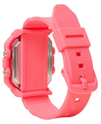 Women's Japanese Quartz Baby G Pink Resin Watch 39mm