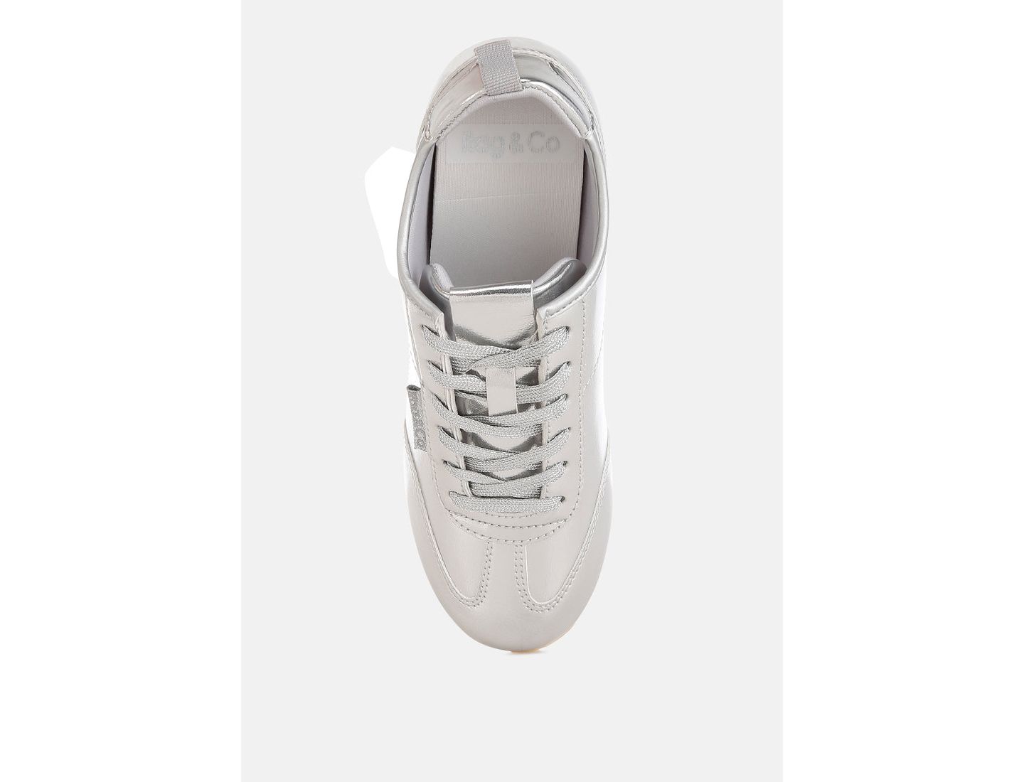 Женские кроссовки Rag & Co Astylos Metallic Faux Leather — фото 7