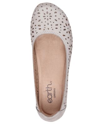 Women's Bentlee Cutout Leather Slip-On Ballet Flats