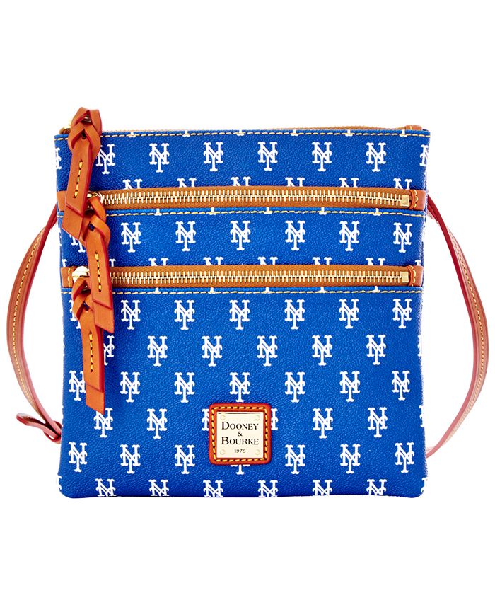 Dooney & Bourke New York Mets Triple Zip Crossbody Bag - Macy's