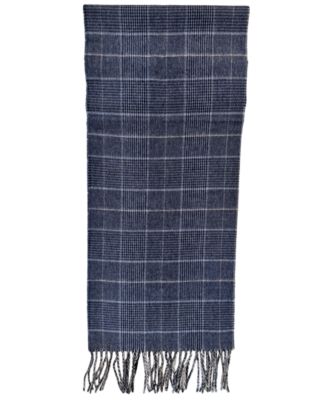 Men's Prince of Wales Plaid Scarf 