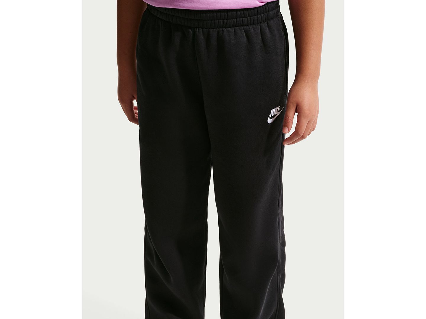 Детские брюки Nike Sportswear Loose Open-Hem, цвет: Чёрный — фото 2