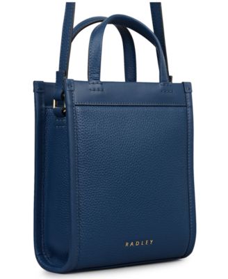 Alba Place Mini Pebble Leather Ziptop Crossbody Bag