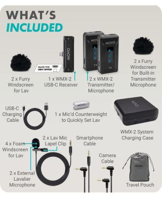 WMX-2-C Duo Wireless Microphone System for USB-C