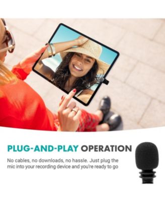 External USB-C Microphone for iPhone 15/16 - Mic for iPhone 15/16, USB-C Devices