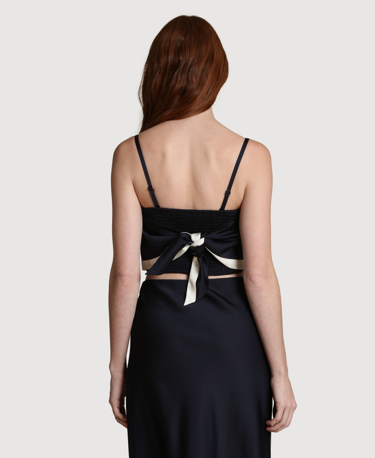 Avec Les Filles Women's Square Neck Scarf Top