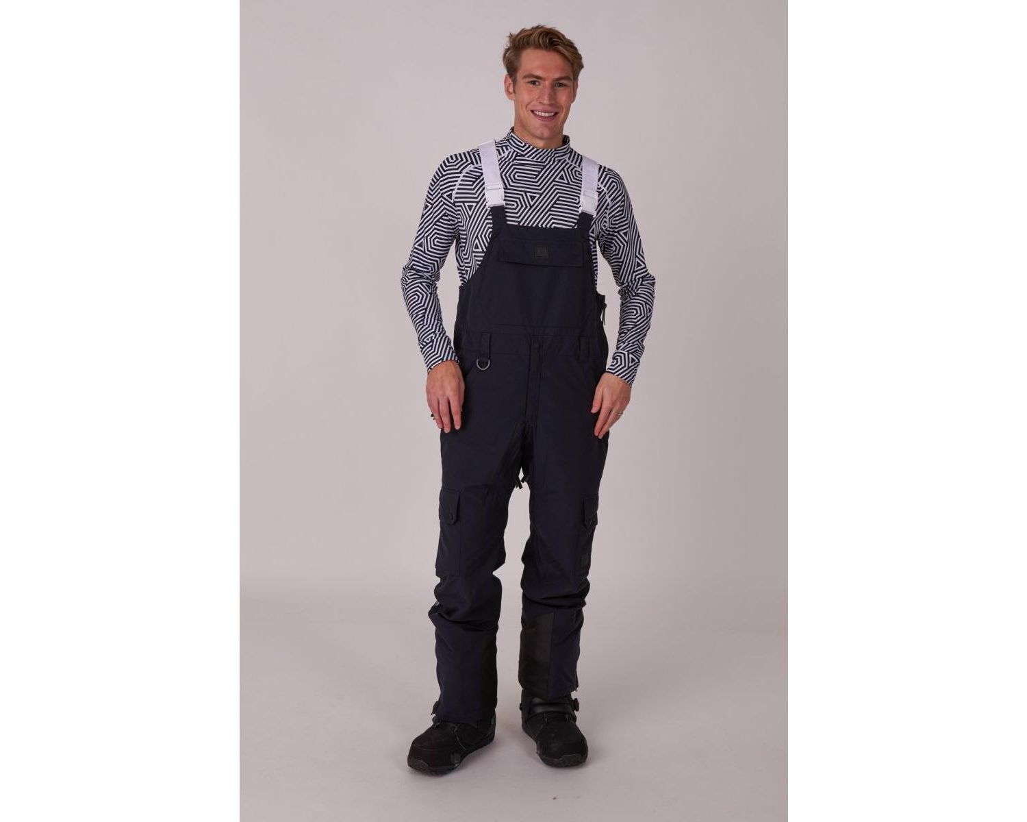 Men's Yeh Man Ski & Snowboard Bib Pant - Black
