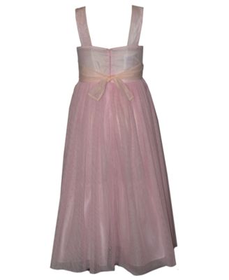 Girls' 7-16 Asymmetrical Sequin Detail Ball Gown