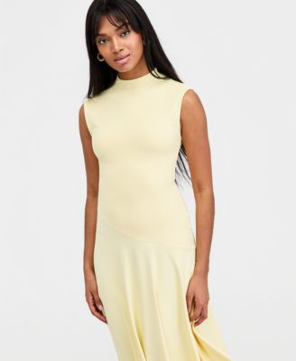 Women's High-Neck Sleeveless Dress