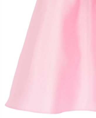 Girls' 7-16 Mikado Asymmetrical Bow Shoulder Dress