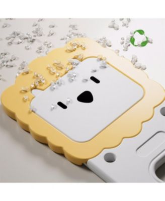 Kids Bookshelf and Toy Storage 4 Tier Organizer with 8 Removable Storage Bins for Study Room Bedroom Kids Room Classroom Nursery